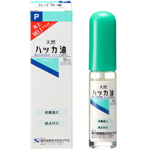 健栄 天然 ハッカ油P スプレー式 10ml 1個