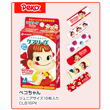 ケアリーヴ キャラクター キャラクター ペコちゃん 16枚入 1個
