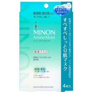 ミノン アミノモイスト すべすべしっとり肌マスク 4枚入り 1個 