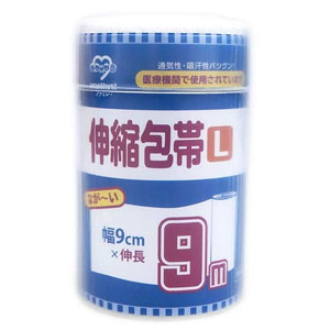 大衛 なが〜い伸縮包帯 Ｌ 約9cm×9m 1個