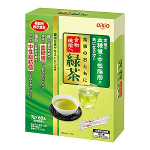 食事のおともに食物繊維入り緑茶 7g×60本【機能性表示食品】 1個