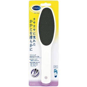 ドクターショール ツインヘッドかかとファイル  1個