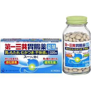 第一三共胃腸薬錠剤s 320錠 メーカー品切れ 1個