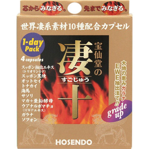 宝仙堂の凄十 1DAYパック 4粒 1個