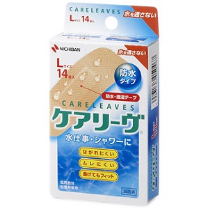 ケアリーヴ 防水タイプ Lサイズ  CLB14L 14枚 1個