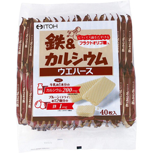 鉄&カルシウムウエハース