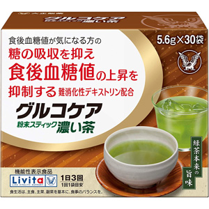 リビタ グルコケア粉末スティック濃い茶 30袋×6個 1個