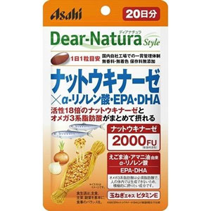 ディアナチュラスタイル ナットウキナーゼ×α‐リノレン酸・EPA・DHA  20粒(20日分) 1個