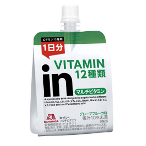inゼリー マルチビタミン  グレープフルーツ味×6個 