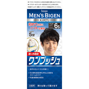 メンズビゲンワンプッシュ 6S ナチュラルシャドウ 1個