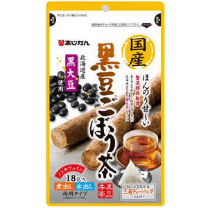 あじかん 国産黒豆ごぼう茶18包 1個