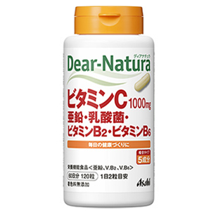 ディアナチュラ ビタミンC・亜鉛・乳酸菌・ビタミンB2・ビタミンB6 120粒(60日分) 1個