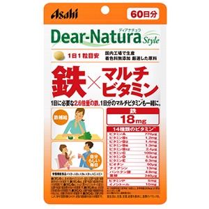 ディアナチュラスタイル 鉄×マルチビタミン 60粒(60日分) 1個