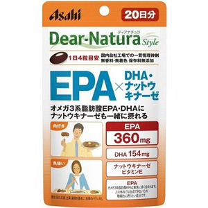 ディアナチュラスタイル EPA×DHA＋ナットウキナーゼ 80粒(20日分) 1個