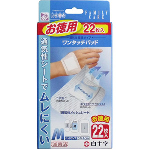 FCワンタッチパッド Mサイズ お徳用 22枚入 1個