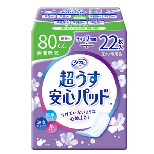 リフレ 超うす安心パッド 80cc 22枚入 1個