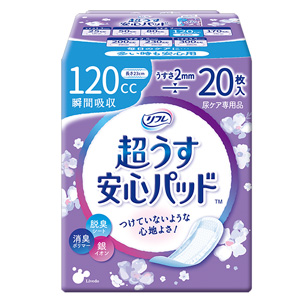 リフレ 超うす安心パッド 120cc 20枚入 1個