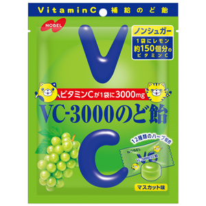 ノーベル VC-3000のど飴 マスカット 90g １個