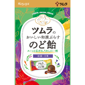 ツムラのおいしい和漢プラス のど飴 桔梗・甘草 49g 1個
