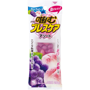 噛むブレスケア アソート グレープ味&ピーチ味 25粒 1個