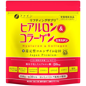 ファイン ヒアルロン＆コラーゲン＋還元型コエンザイムQ10(袋) 30日分(210g) 1個