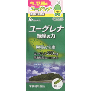 明治薬品 ユーグレナ 緑皇の力 約33日分 (100粒) 1個