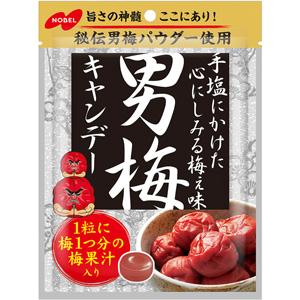 ノーベル 男梅キャンディー 80g 1個