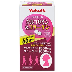 ヤクルト グルコサミン&コラ-ゲン 600粒 1個