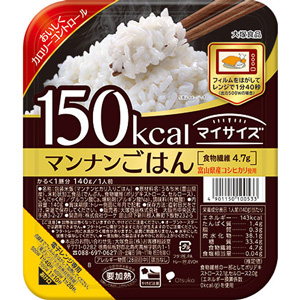 150kcalマイサイズ マンナンごはん 140g 1個