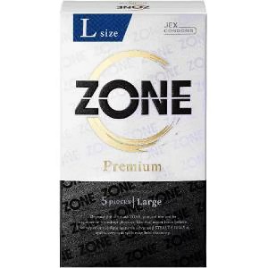 ジェクス コンドーム ZONE(ゾーン) プレミアム Lサイズ 5個入 1個