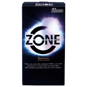 ジェクス コンドーム ZONE(ゾーン)ラテックス製  6個入 1個