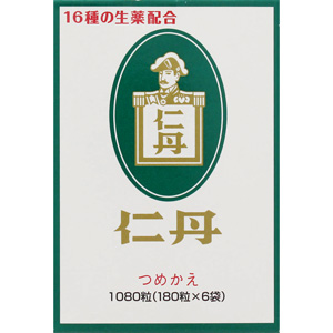 仁丹つめかえ 1080粒入(180粒×6袋) 1個