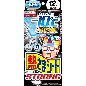 冷凍庫用 熱さまシート ストロング 大人用 12枚入 1個