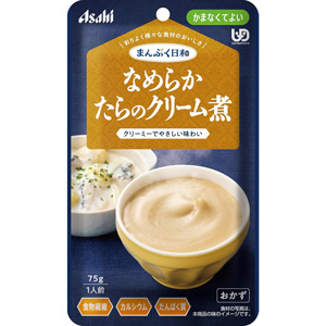 まんぷく日和 なめらかたらのクリーム煮 75g かまなくてよい 1個 