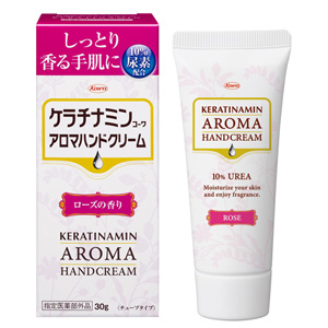 ケラチナミンコーワ アロマハンドクリーム  ローズの香り 30g 1個