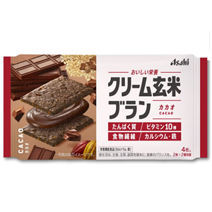 クリーム玄米ブラン カカオ 4枚入（2枚×2個包装）×6個 1個