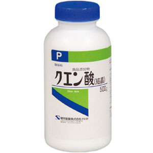 クエン酸(結晶)P 500g 1個