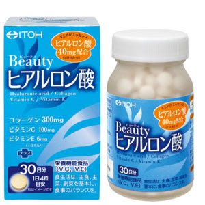 井藤漢方ビューティヒアルロン酸 約30日分(120粒) 1個