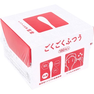 トリプル抗菌綿棒ごくごくふつう180本入×10個 