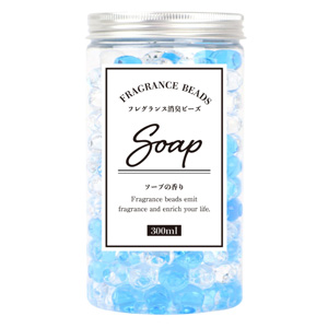 フレグランス消臭ビーズ 300ml　ソープ 1個