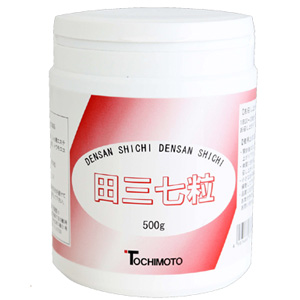 栃本天海堂 田三七粒 (デンサンシチ) 500g 1個