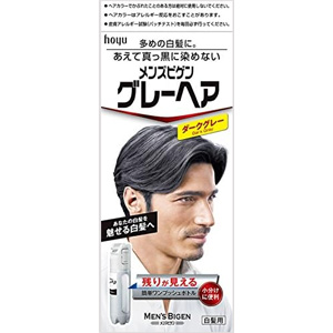 メンズビゲングレーヘア ダークグレー 80g 1個