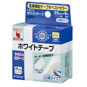 ニチバンホワイトテープ(W259)25mm幅×20個 1セット(25mm幅×20個)