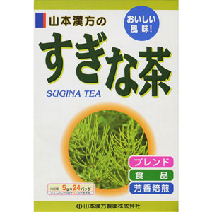 山本漢方 すぎな茶 〈ティーバッグ〉 5g×24包 1個
