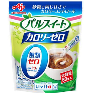 リビタ パルスイート カロリーゼロ 顆粒スティック 80本入×10個 