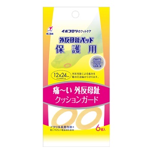 イボコロリのフットケア 外反母趾パッド 保護用6個入 1個