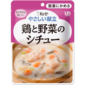 キユーピー やさしい献立 容易にかめる 鶏と野菜のシチュー 100g 1個