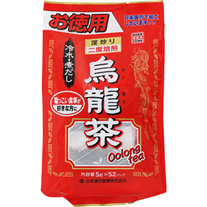 山本漢方 お徳用 烏龍茶〈ティーバッグ〉 5g×52包 1個
