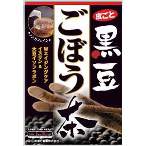 山本漢方 黒豆ごぼう茶 〈ティーバッグ〉5g×18包 1個