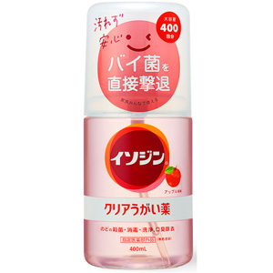 イソジンクリアうがい薬A アップル風味 400ml 1個